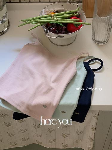 유리에 여리여리🩰 [here you] 피코 레이스 sleeveless - 8color (부유방커버/골지나시/레이어드/이너/러블리/봄신상)