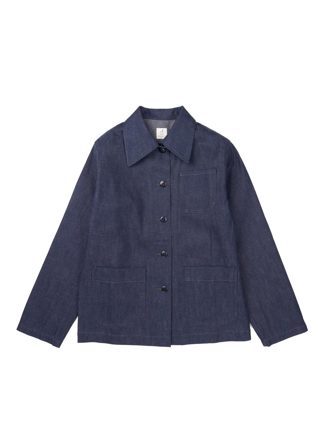 Waves Jacket Indigo Non Wash