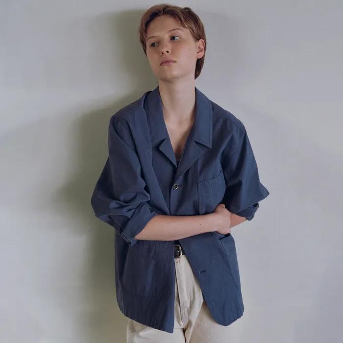 [예약주문 04/30 순차배송] French work jacket (Vintage blue)