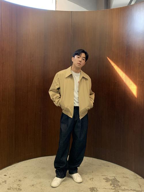 22"FW Two Tuck Wide Denim Pants