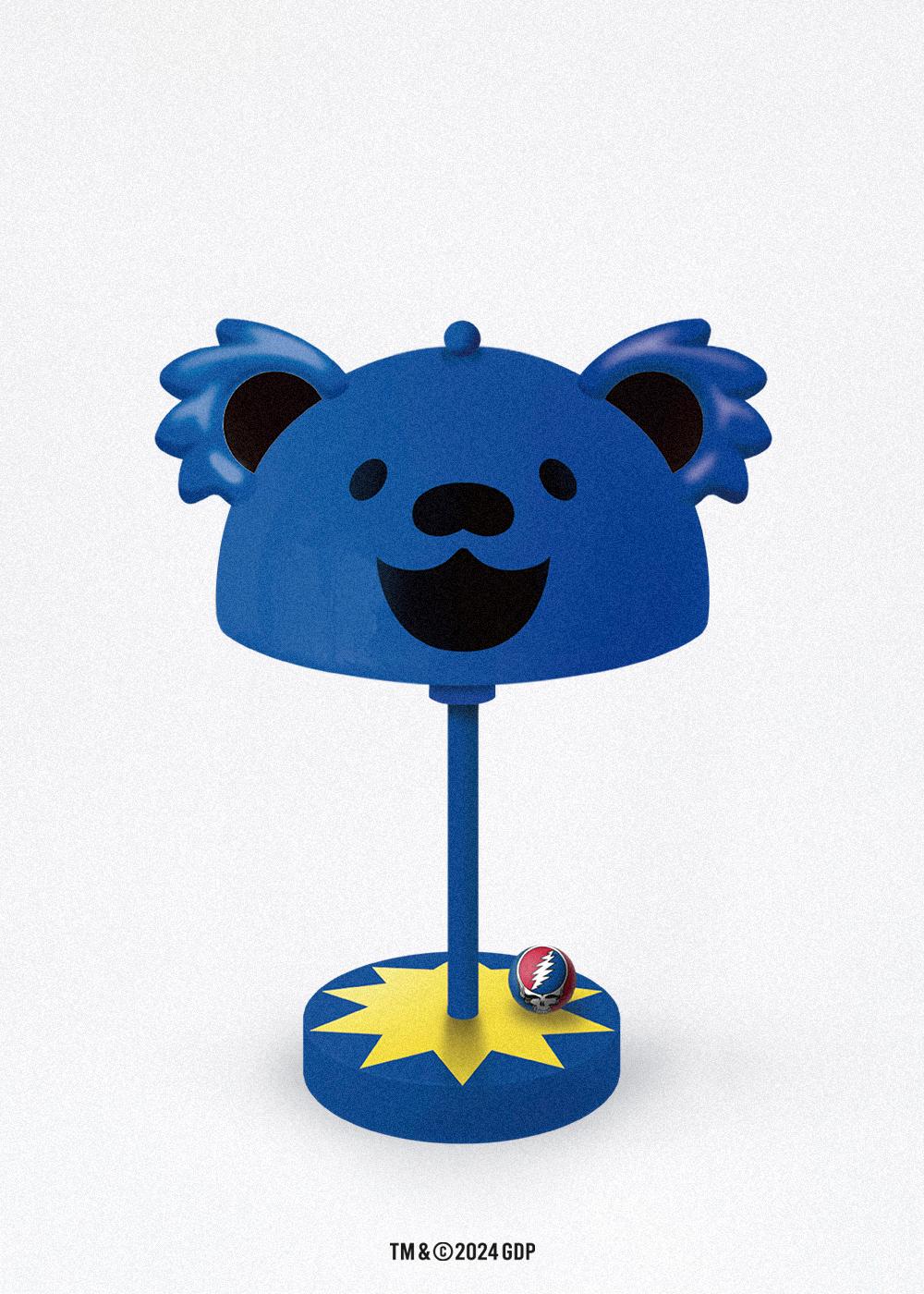 ORIGINAL LAMP_GRATEFUL DEAD_DANCING BEARS BLUE