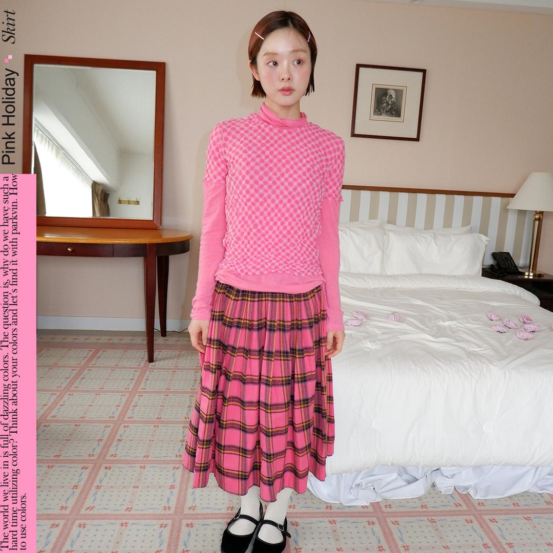 Pink Holiday Skirt