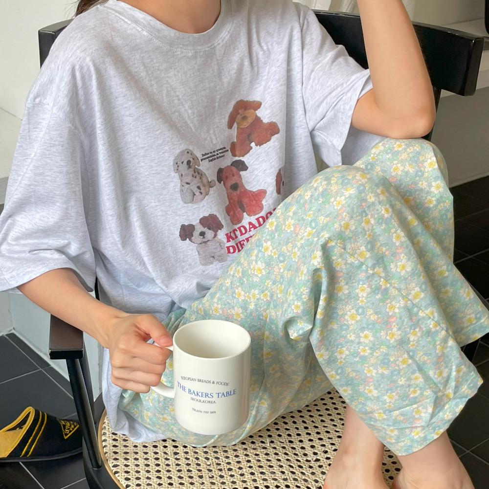 포켓 여성 홈웨어 파자마 팬츠 실내복 순면 잠옷 바지