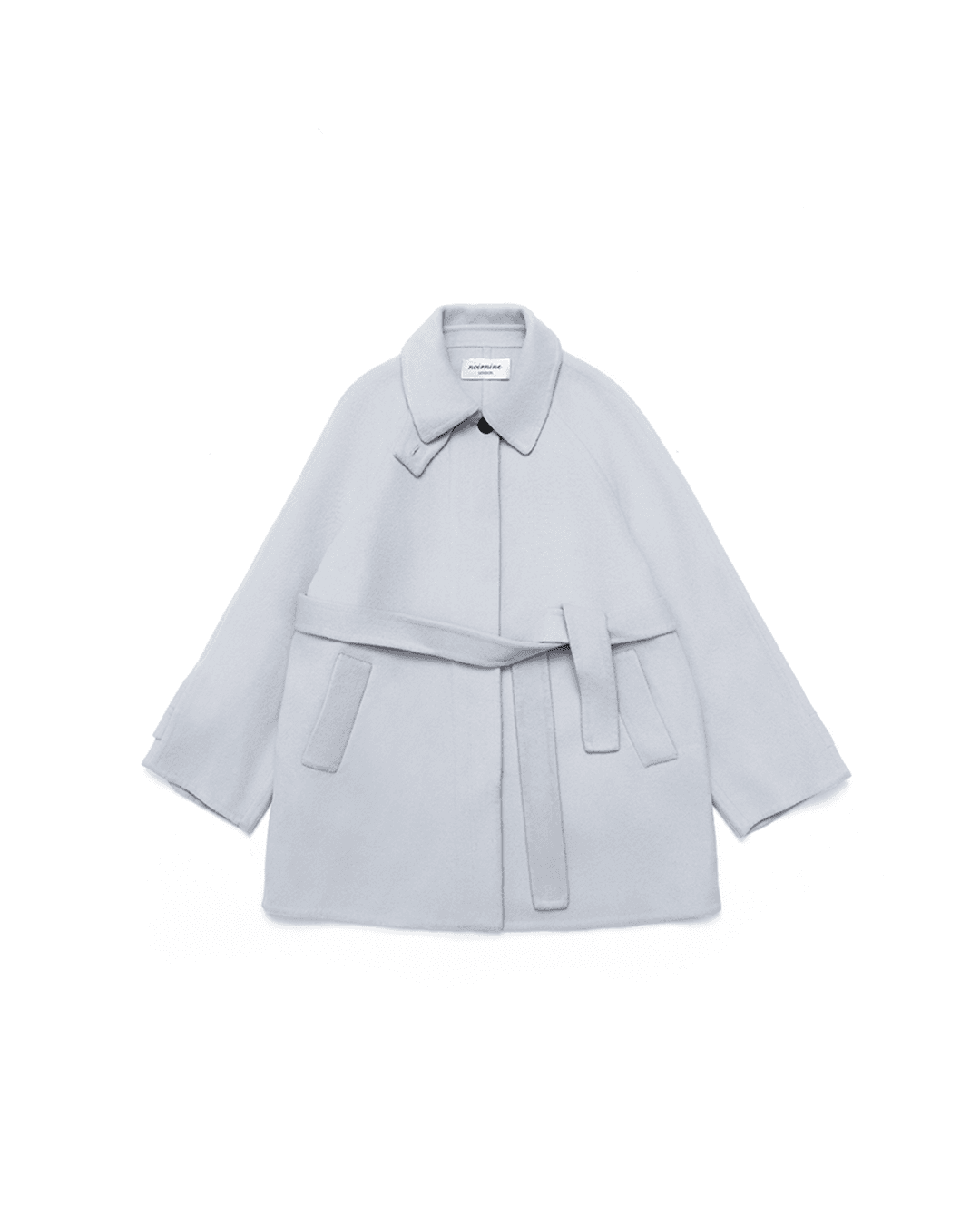 Handmade Wool Half Coat [SKY BLUE]
