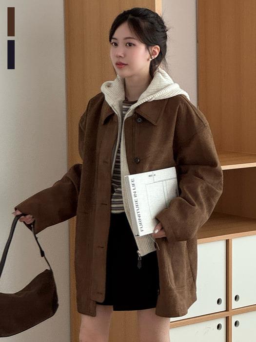 [주미니PICK/W단독] Overfit field suede jacket [KNFW03JK01]_[2color]