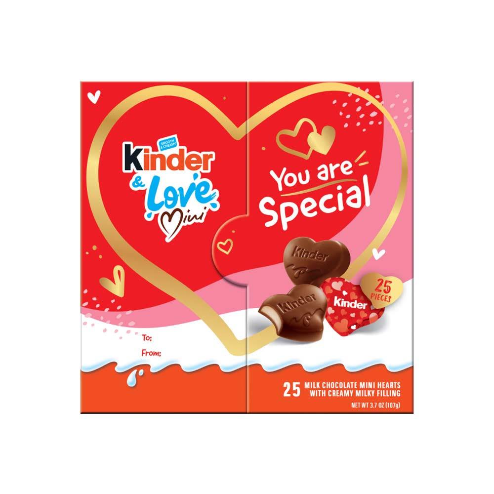 발렌타인 킨더 러브 미니 하트 밀크초콜릿 107g