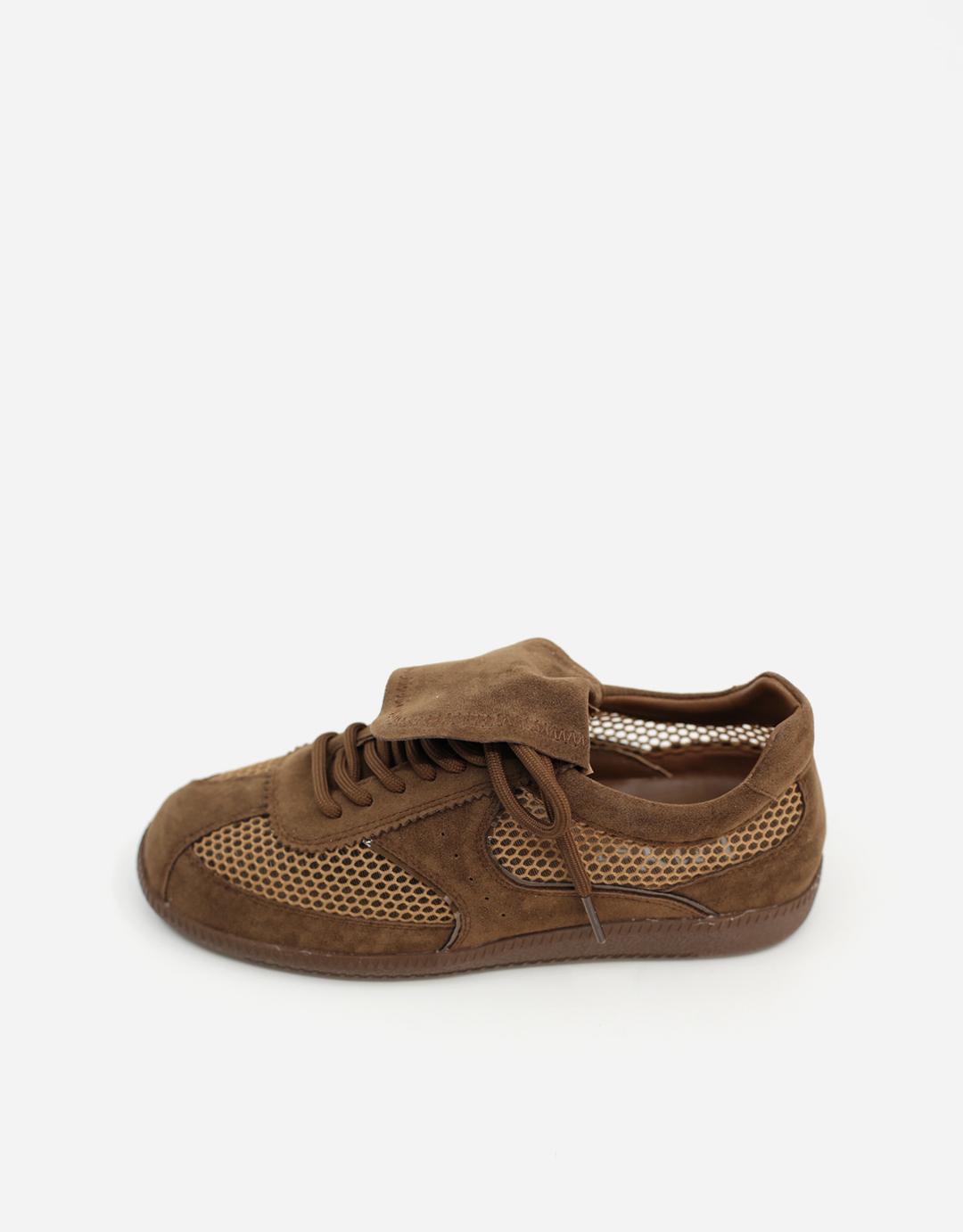 BRWON SUEDE MESH 12 SNEAKERS