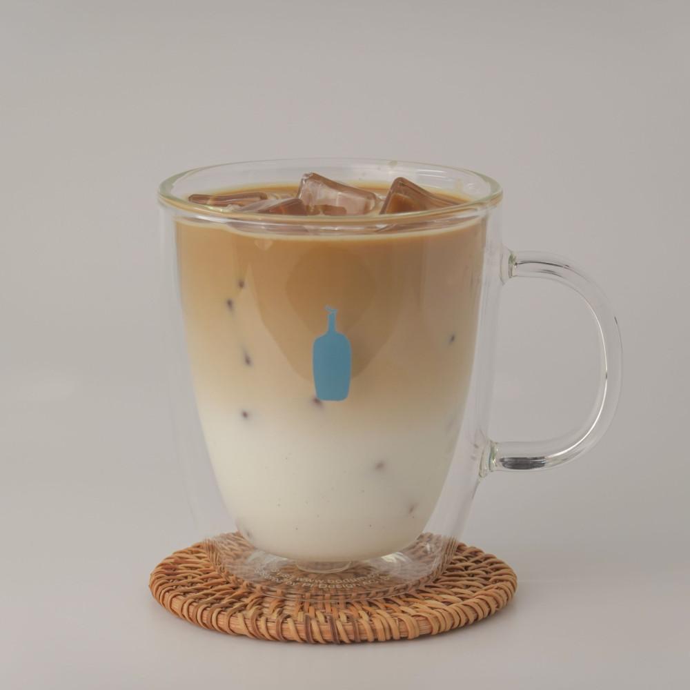 [쇼핑백포함] 블루보틀더블월 블루보틀유리컵 머그컵 글라스 머그잔 투명 티 커피 카페