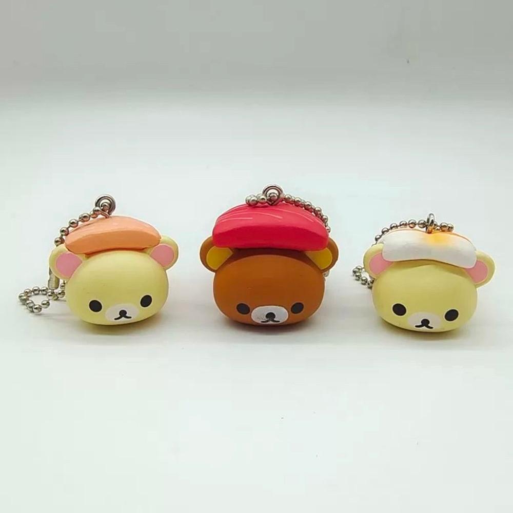 [Rilakkuma] 빈티지 리락쿠마 코리락쿠마 초밥 키링 열쇠고리