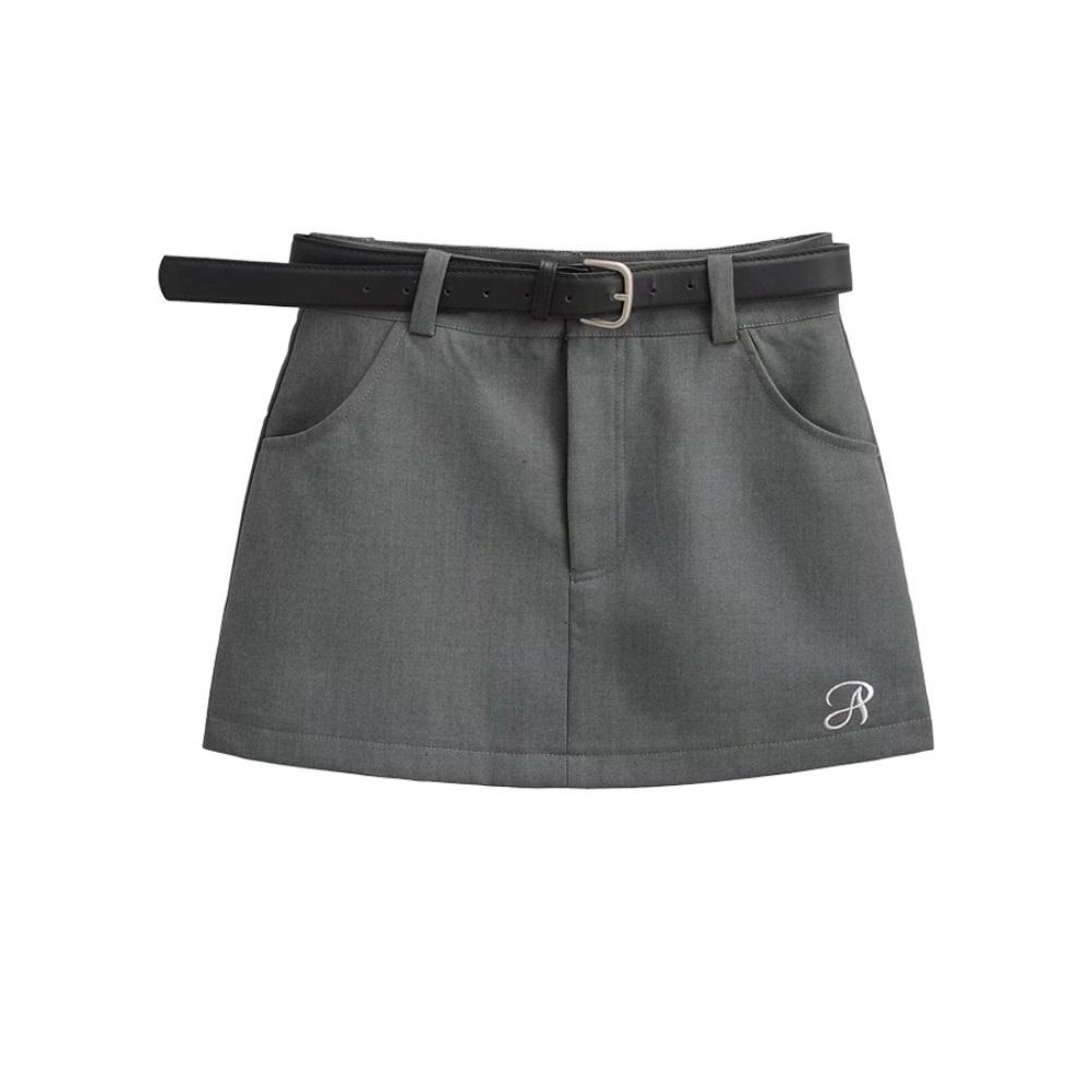 자수 벨트 스커트 225275730