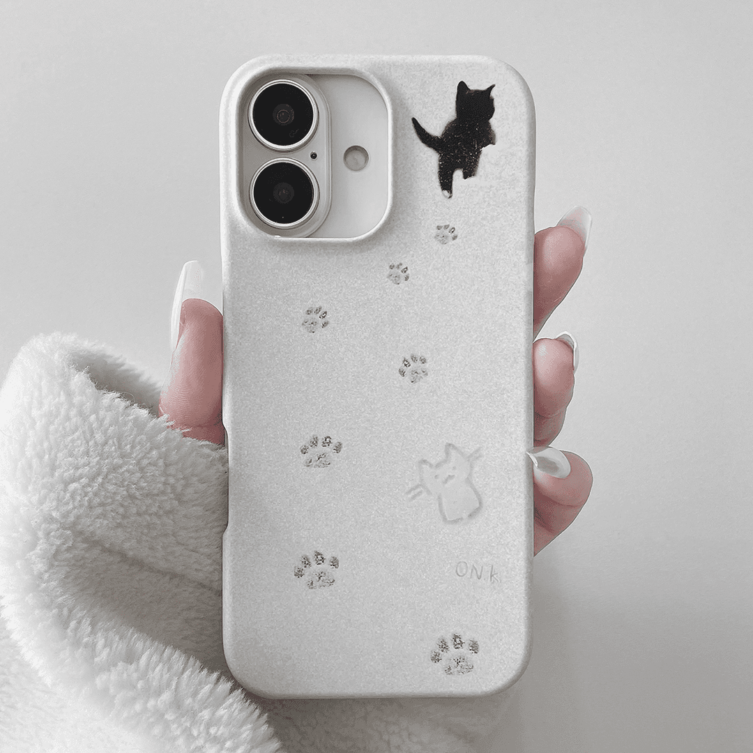 맥세이프가능💕[반구톡+하드]눈발자국