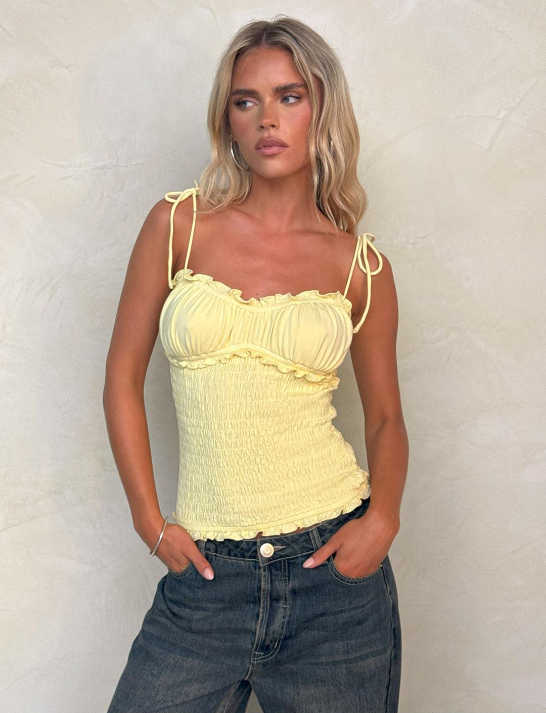 SAFIRA TOP - LEMON
