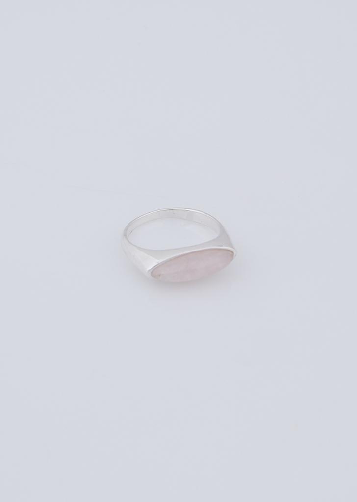 pink calcedony dríp tìp ring