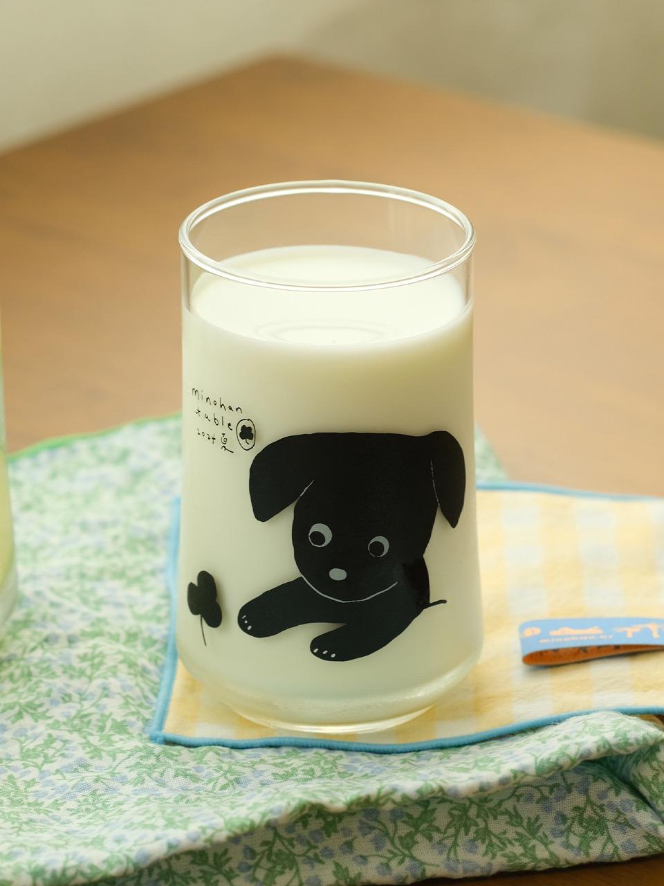 럭키앤해피! 해피 유리잔