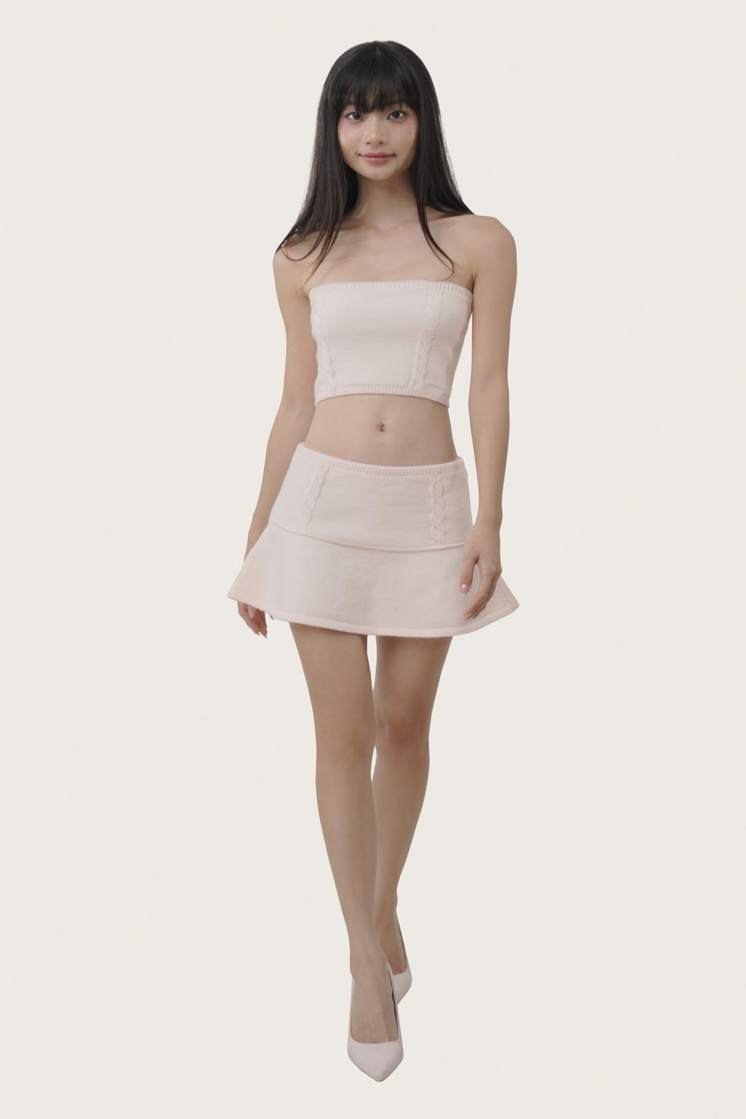 Chou chou cable skirt