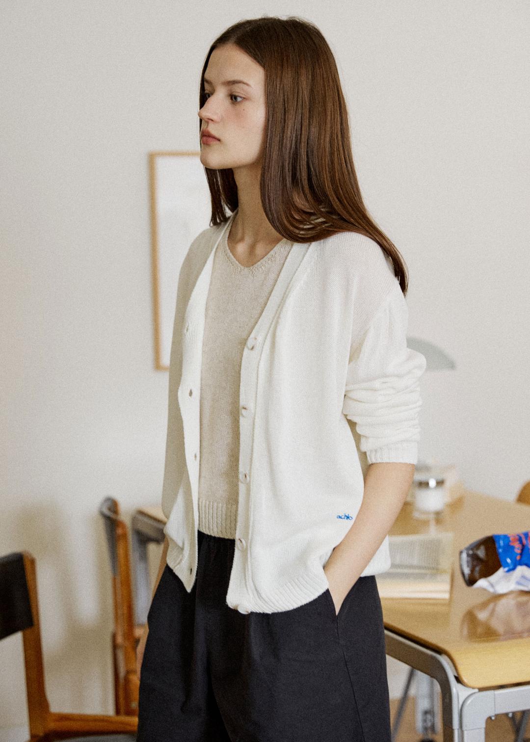 Morning Cardigan_White