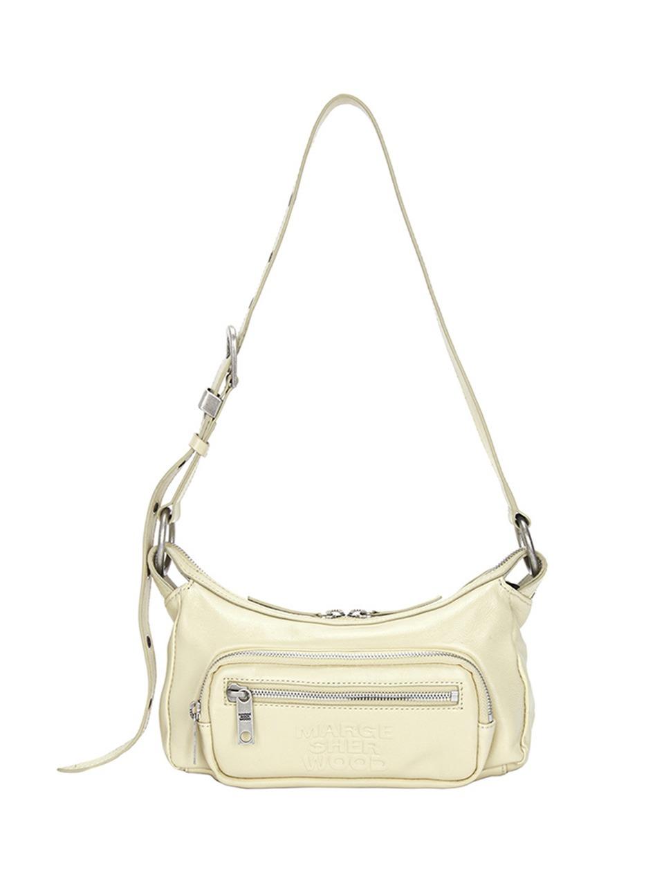 OUTPOCKET HOBO MINI_blond wood glossy plain
