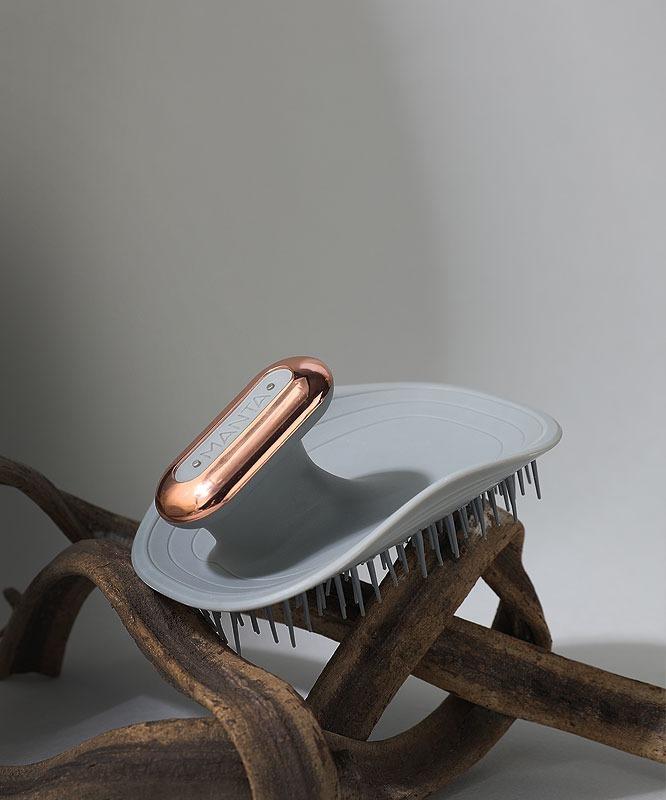 만타 헤어브러쉬 펄스 그레이