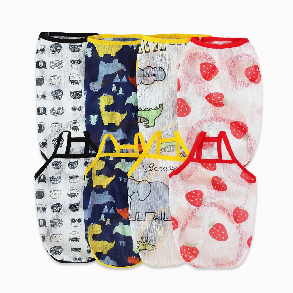 강아지 여름옷 스케치 쿨나시 중형견 대형견옷