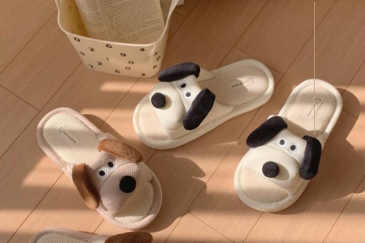 그로밋 강아지 실내화 층간소음 거실 거실화 실내 실내용 홈 슬리퍼 실내화 룸슈즈