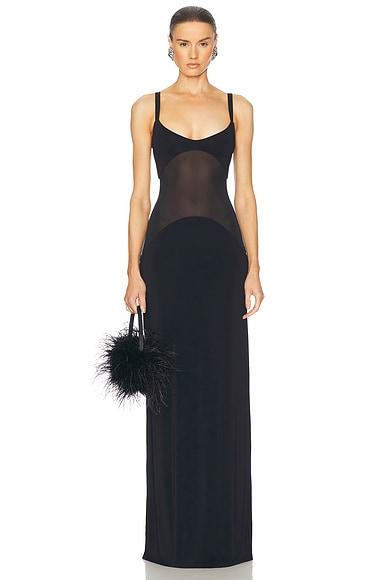 SHEER KNIT CURVE 원피스