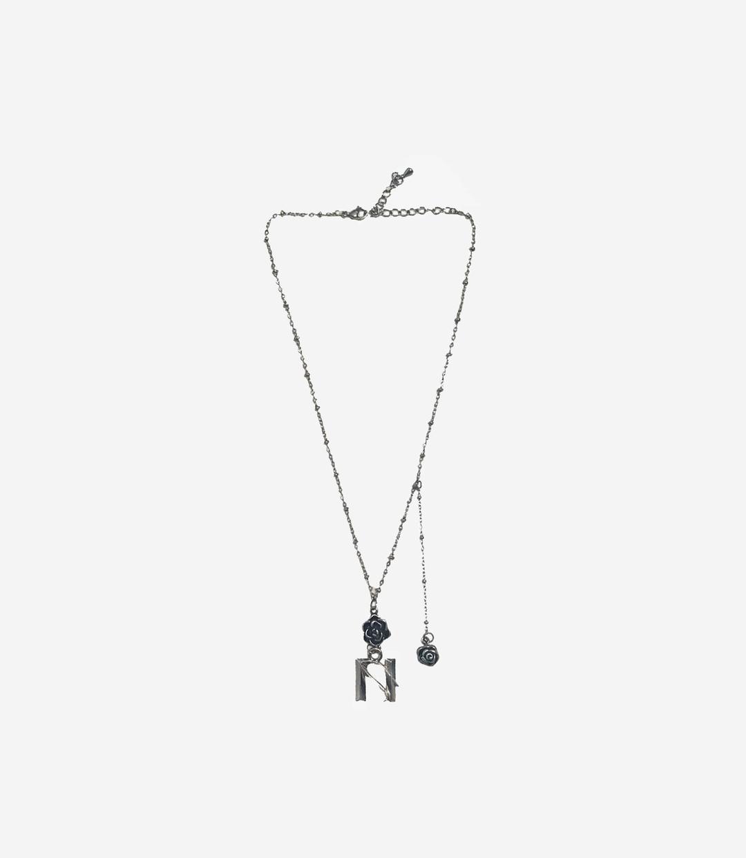 [Pre-order]Newalrin Emblem Flower Drop Necklace