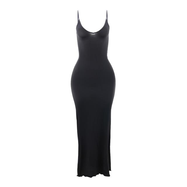 Mesh Maxi Dress Black