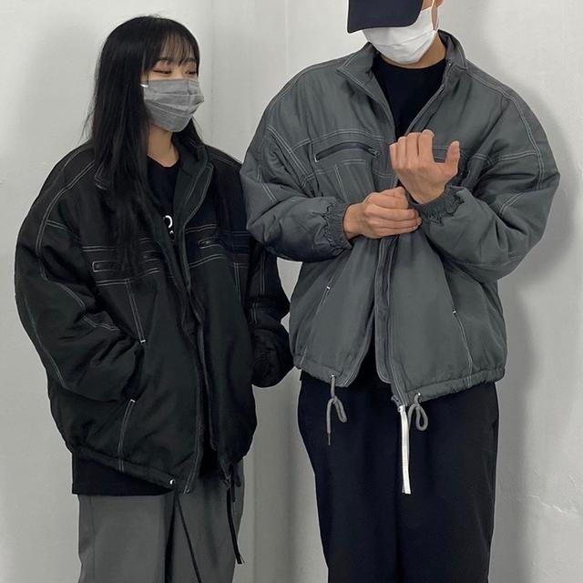 (MADE/남녀공용)스티치점퍼