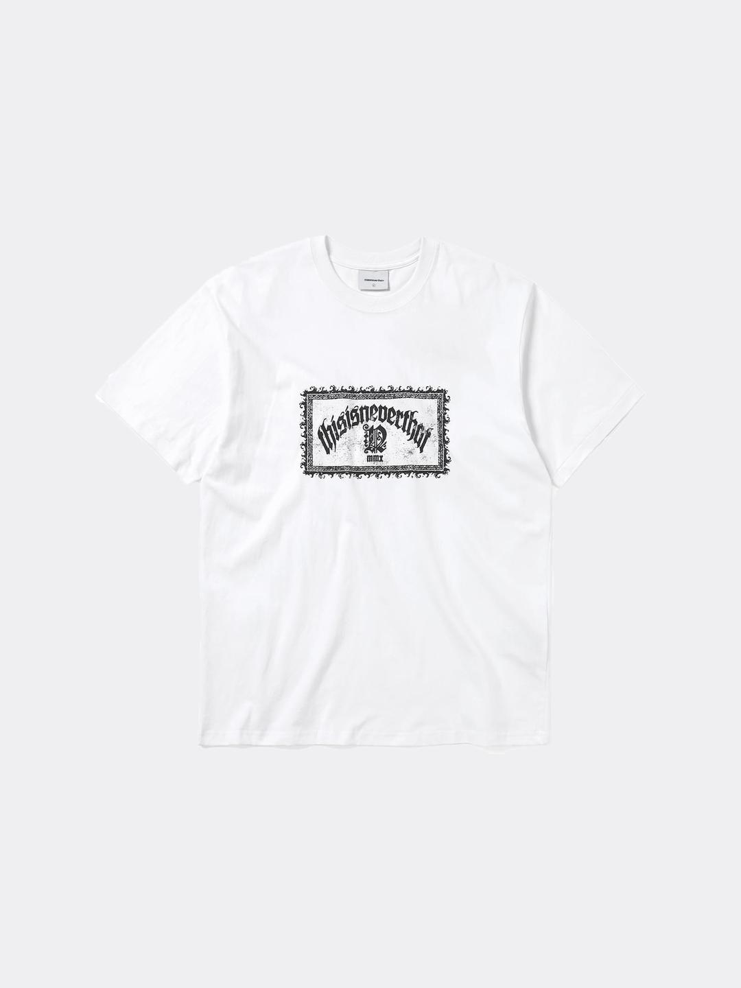 디스이즈네버댓 ERODED TEE-WHITE