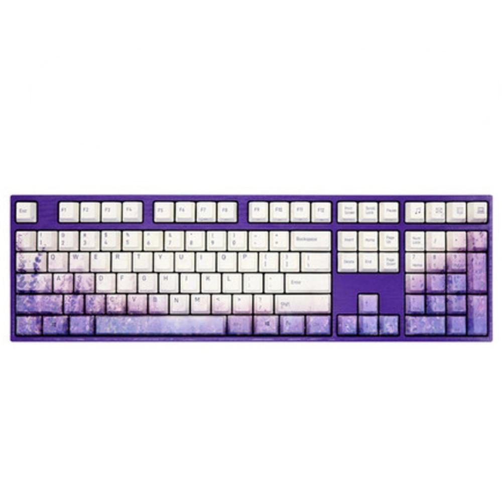 바밀로 라벤더 퍼플 보라 기계식 키보드108키 유선 갈축