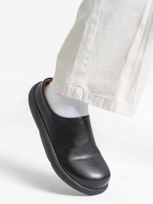 GO89 츠리블 4CM 레더 미니멀 슬립온