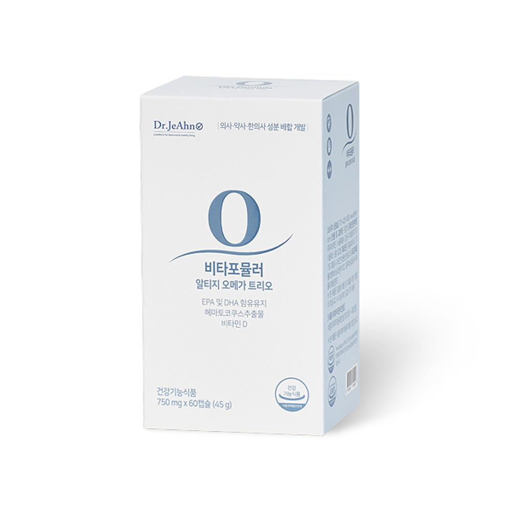 닥터제안 비타포뮬러 알티지오메가 트리오 1개월 1000mg x 1개월  비타민D 아스타잔틴 항산패 알루 오메가3