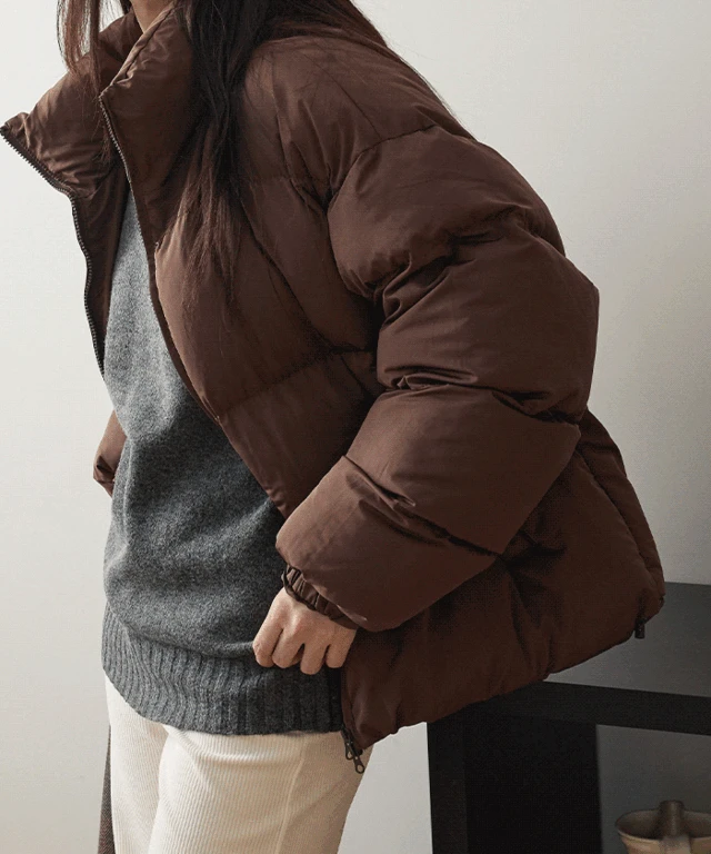 [한파대비☃️]데일리 헤비 오버핏 숏패딩 - 9color