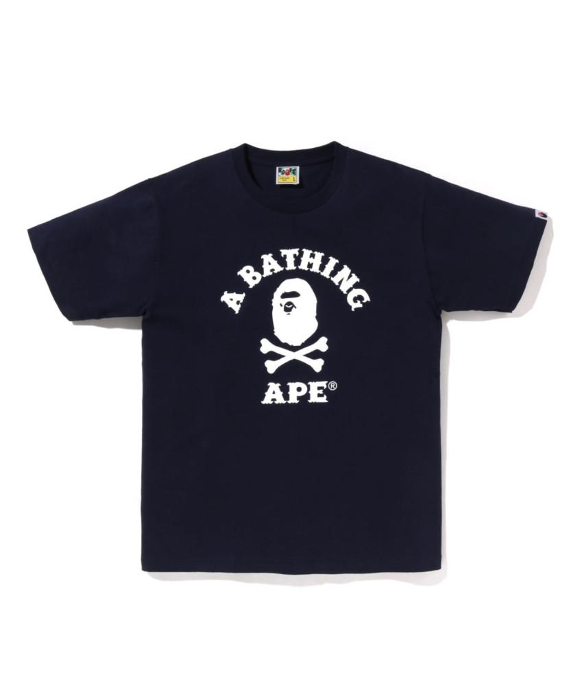 베이프 APE CROSSBONE COLLEGE 반팔 티셔츠 4I72110001 4컬러