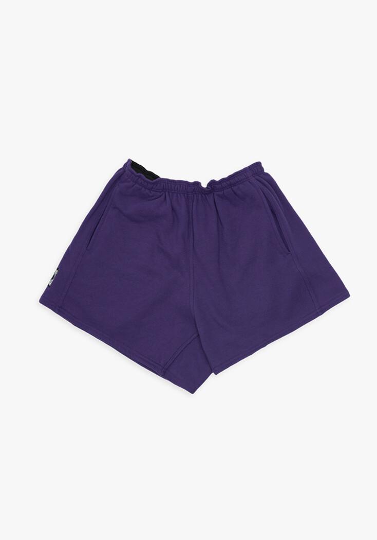 Tuewid slouchy gym shorts in purple