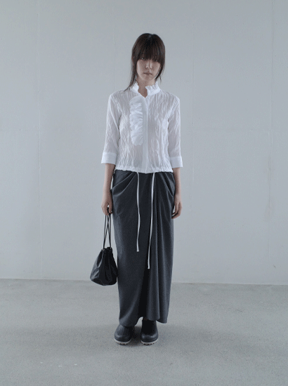 에프터먼데이 셀리 타이 롱 스커트 (2c)