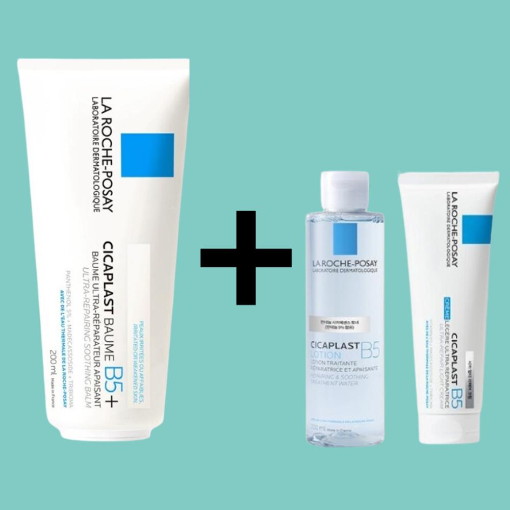 라로슈포제 시카플라스트 밤B5 200ml+시카토너50ml+휴대용B5 6ml