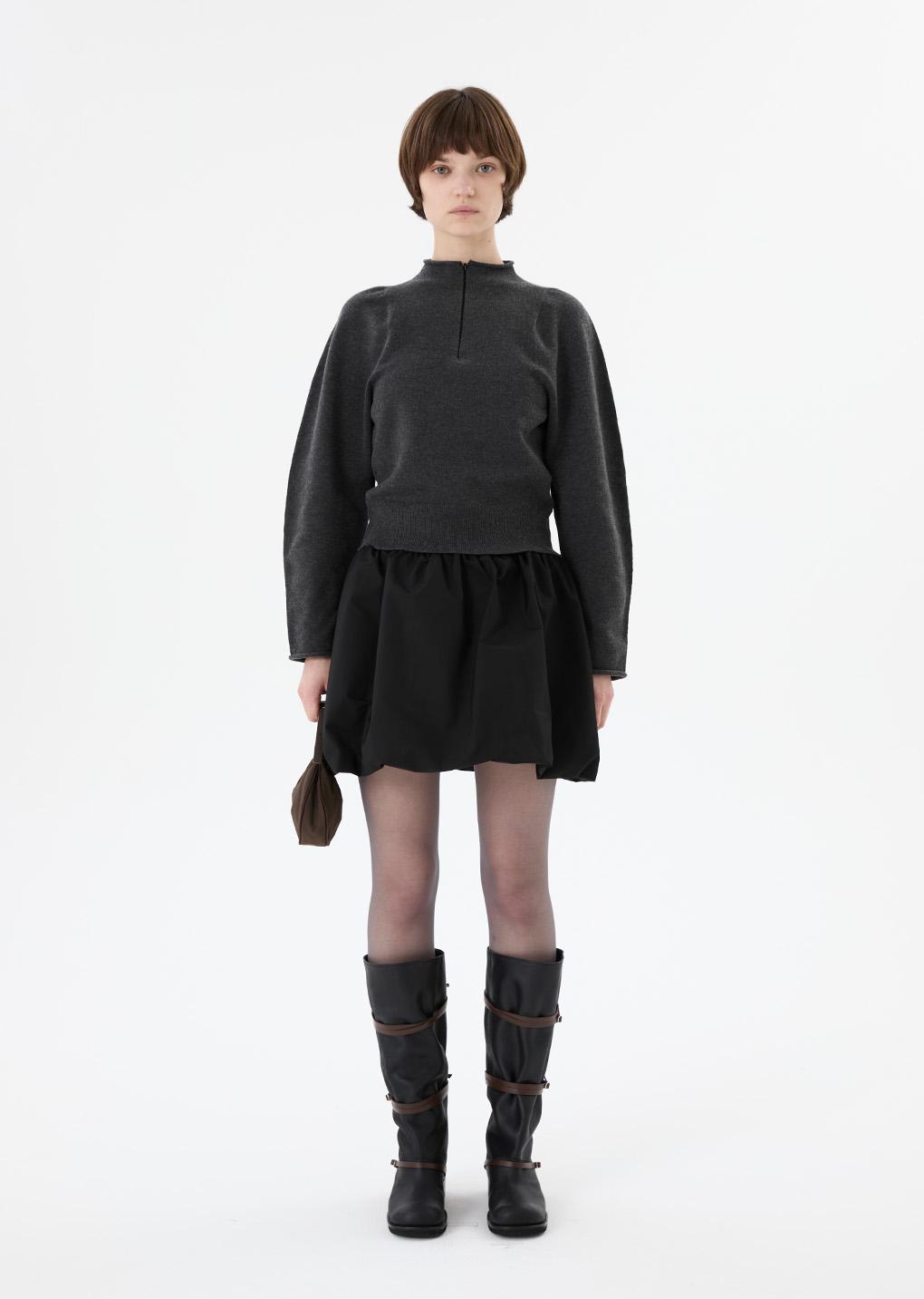 belt long boots, black
