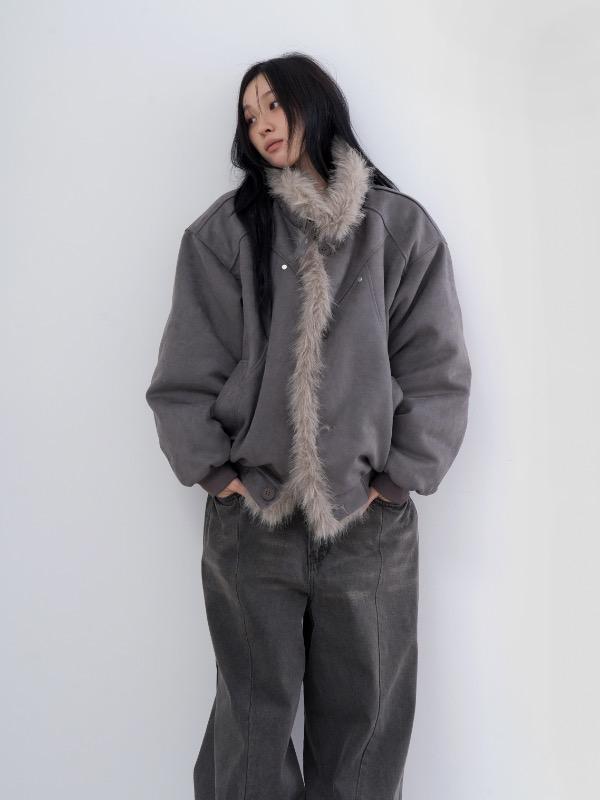 soft raccoon fur mustang