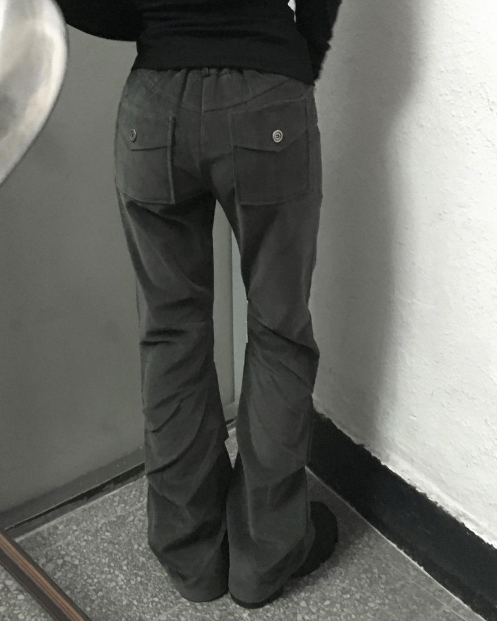 cota pocket corduroy bootcut pt