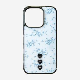 [PRE-ORDER] Blue daisy button phone case (글라스 / 맥세이프 글라스 케이스)