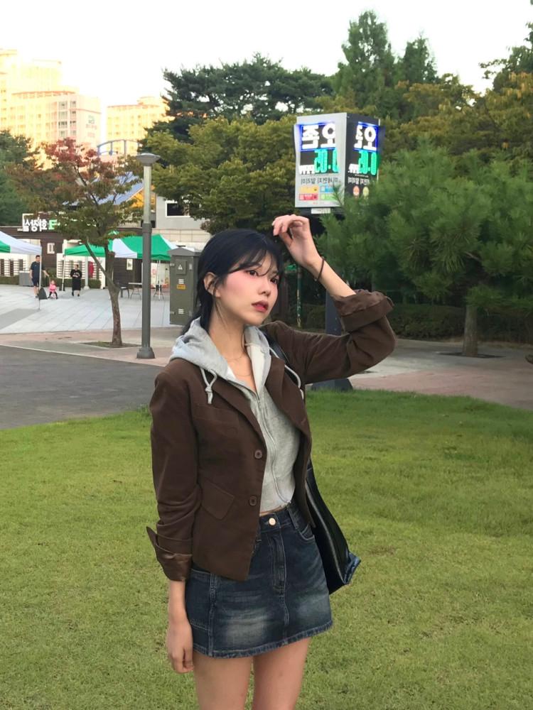 (빠른배송🚀/허리보정)코듀로이 슬림 자켓