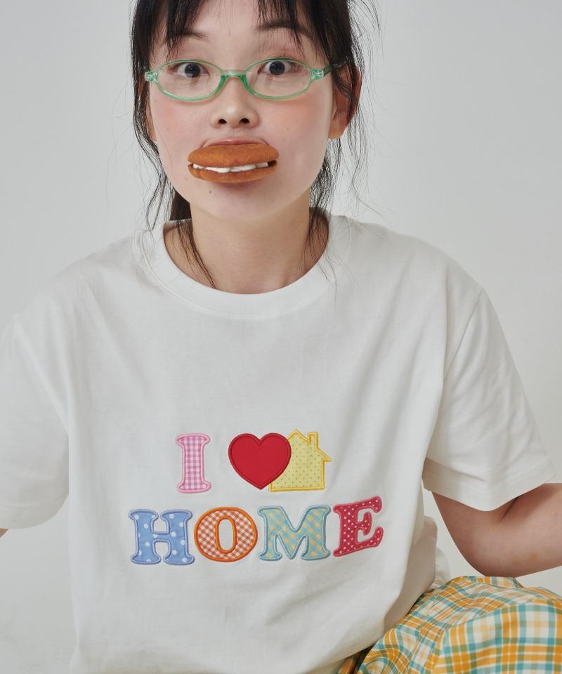 [26/1/13 예약 출고] (uni)아이러브홈 패치워크 스탠다드핏 티셔츠
