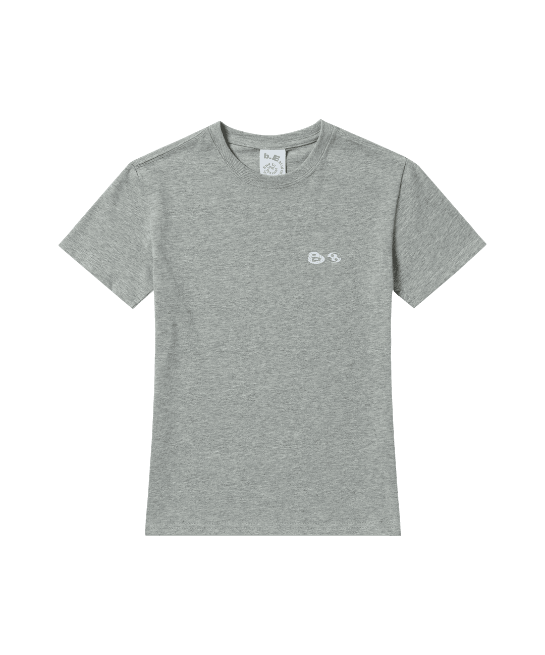 SAN SAN X b.E LOGO T-SHIRT_0 [MELANGE GREY]
