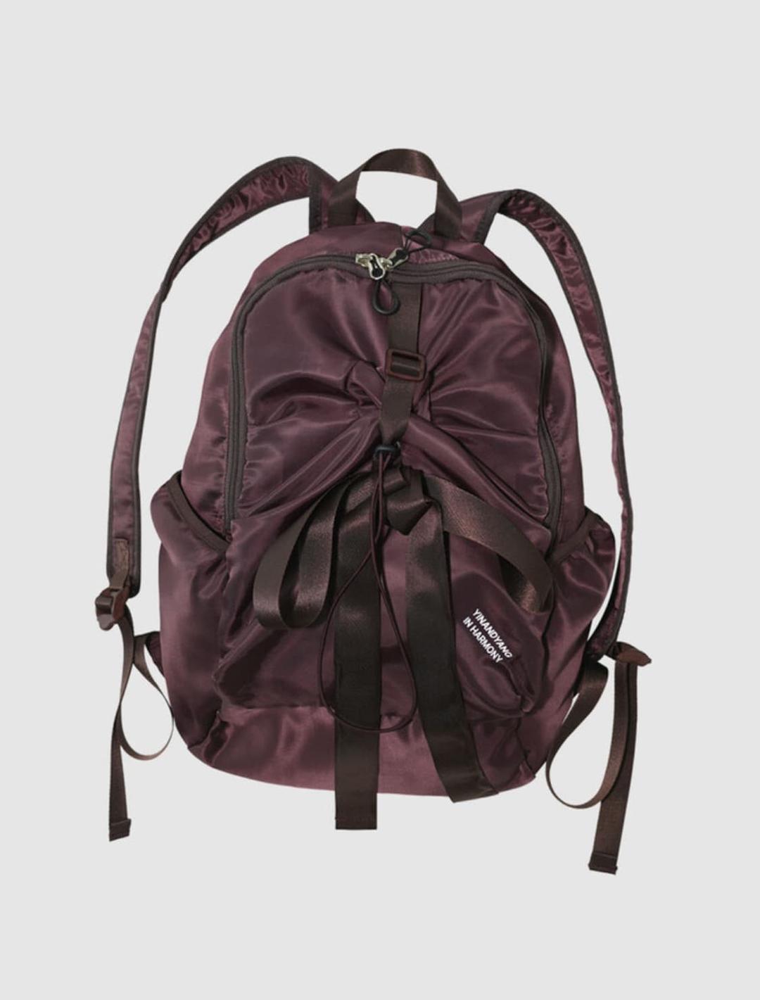 인앤양인하모니 BOW BACKPACK 백팩 버건디 | 후루츠패밀리
