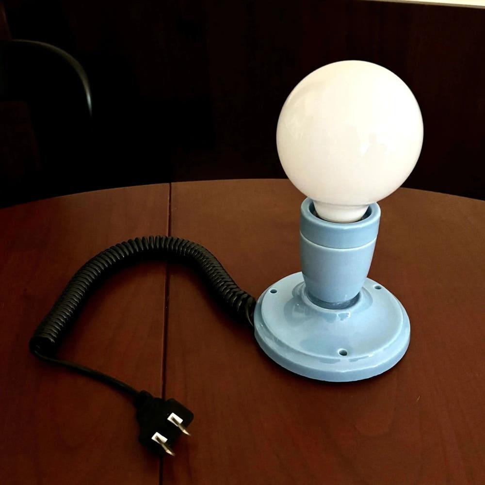 블루 컬러 세라믹 벽부등 벽등 미니 조명 인테리어 컬러