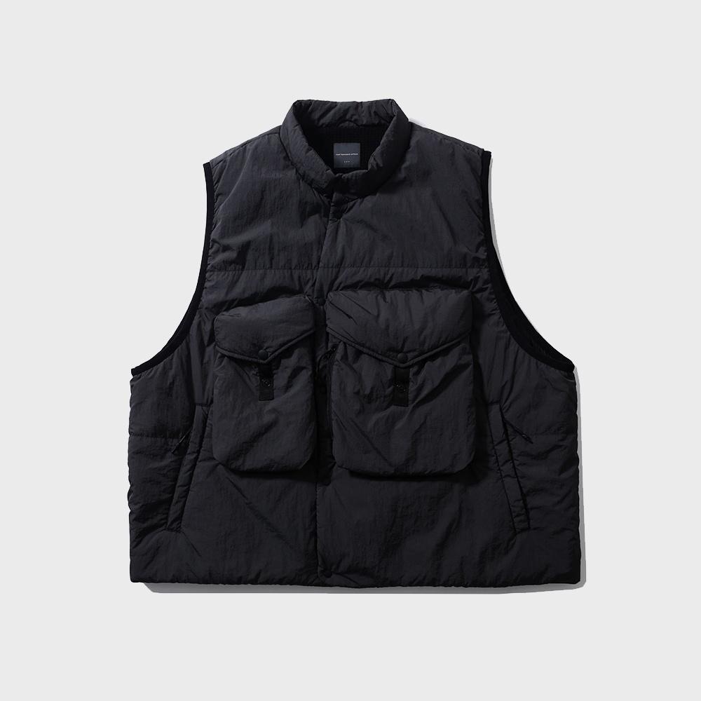 [AW23] OVER MIL VEST / BLACK