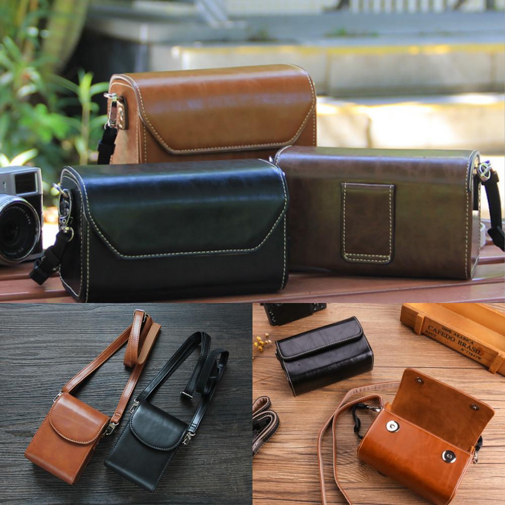 컴팩트 카메라 가죽 파우치 소니ZV-E10/리코GR3X/소니RX100m7/캐논G7Xmark3 세로형 316 케이스