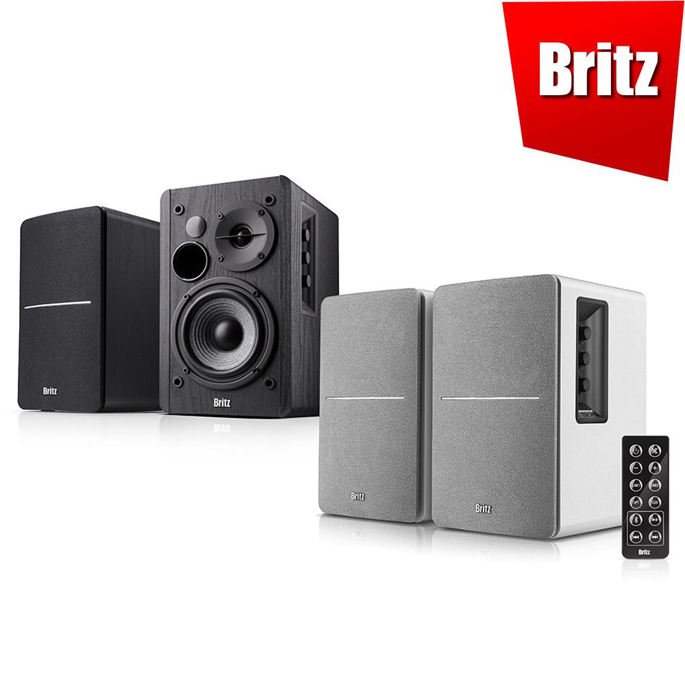 [오늘출발] 브리츠 BR-1600BT 2채널 Hi-Fi 북쉘프 블루투스 스피커