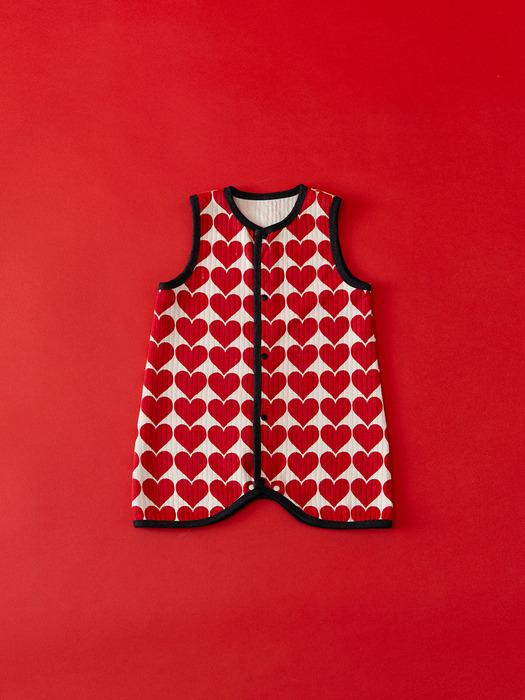 하트 수면조끼